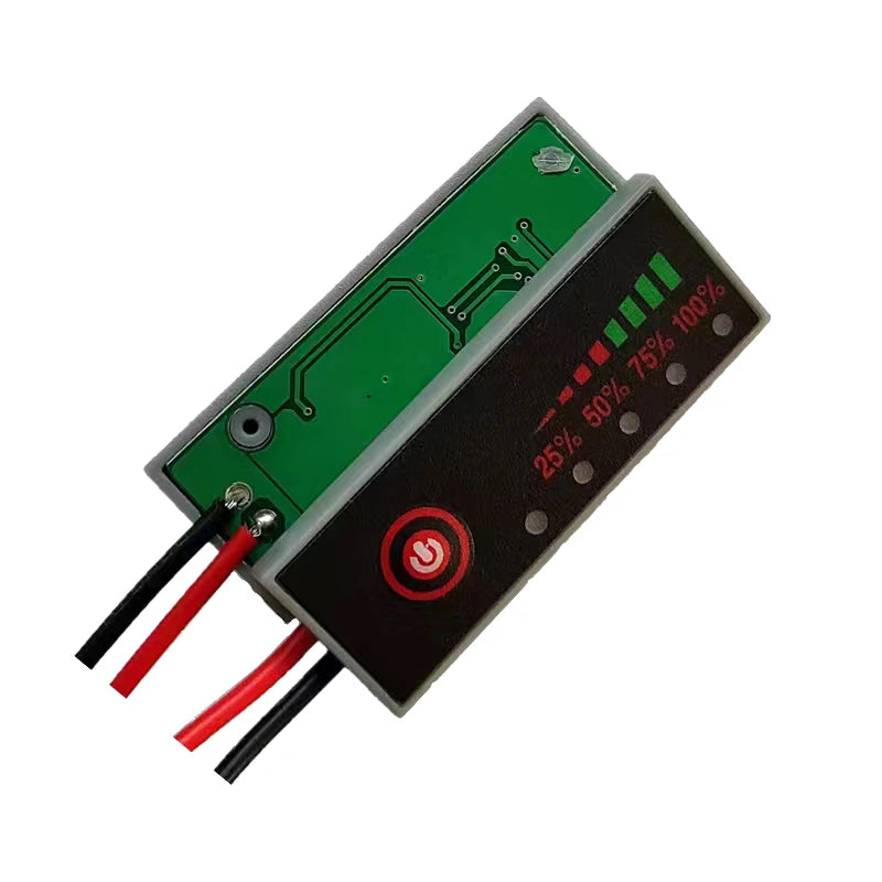 LiPo Battery Capacity Indicator 1S–7S | 5-LED Voltage Tester Battery Capacity Indicator Axl