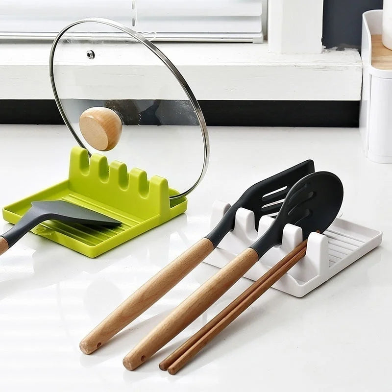 Kitchen Spoon Holder & Spatula Rest – Non-Slip Utensil Rack Utensil Spoon Rest Axl