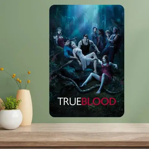 True Blood TV Show Metal Poster Sign – Retro Aluminum Wall Art Metal Wall Sign Axl aluminum sign aluminum 20x30cm