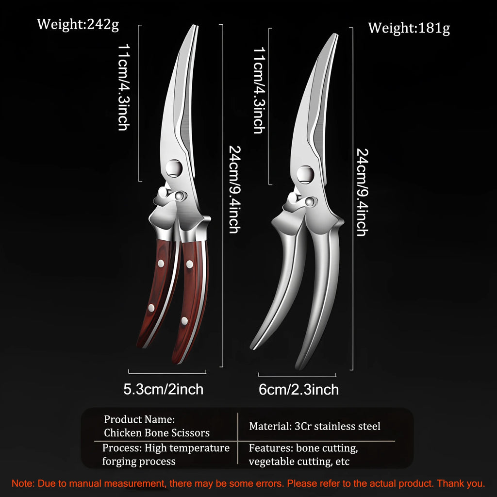 Multi-Functional Kitchen Scissors – Non-Slip BBQ Shears Kitchen Scissors Axl