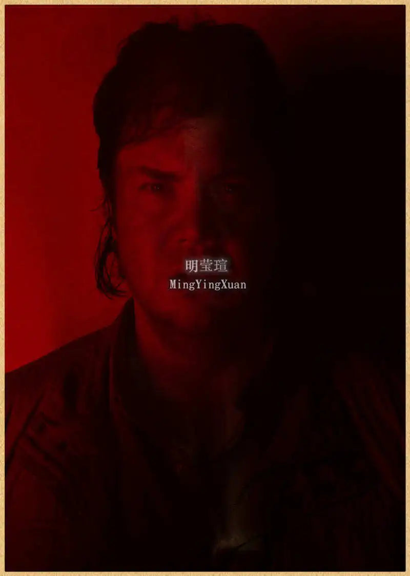 Walking Dead Vintage Kraft Paper Poster | Retro Wall Art Decor Wall Art Poster Axl