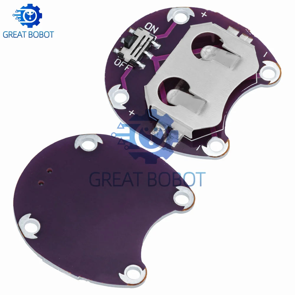 LilyPad CR2032 Coin Cell Battery Holder Module for Arduino DIY Battery Holder Module Axl