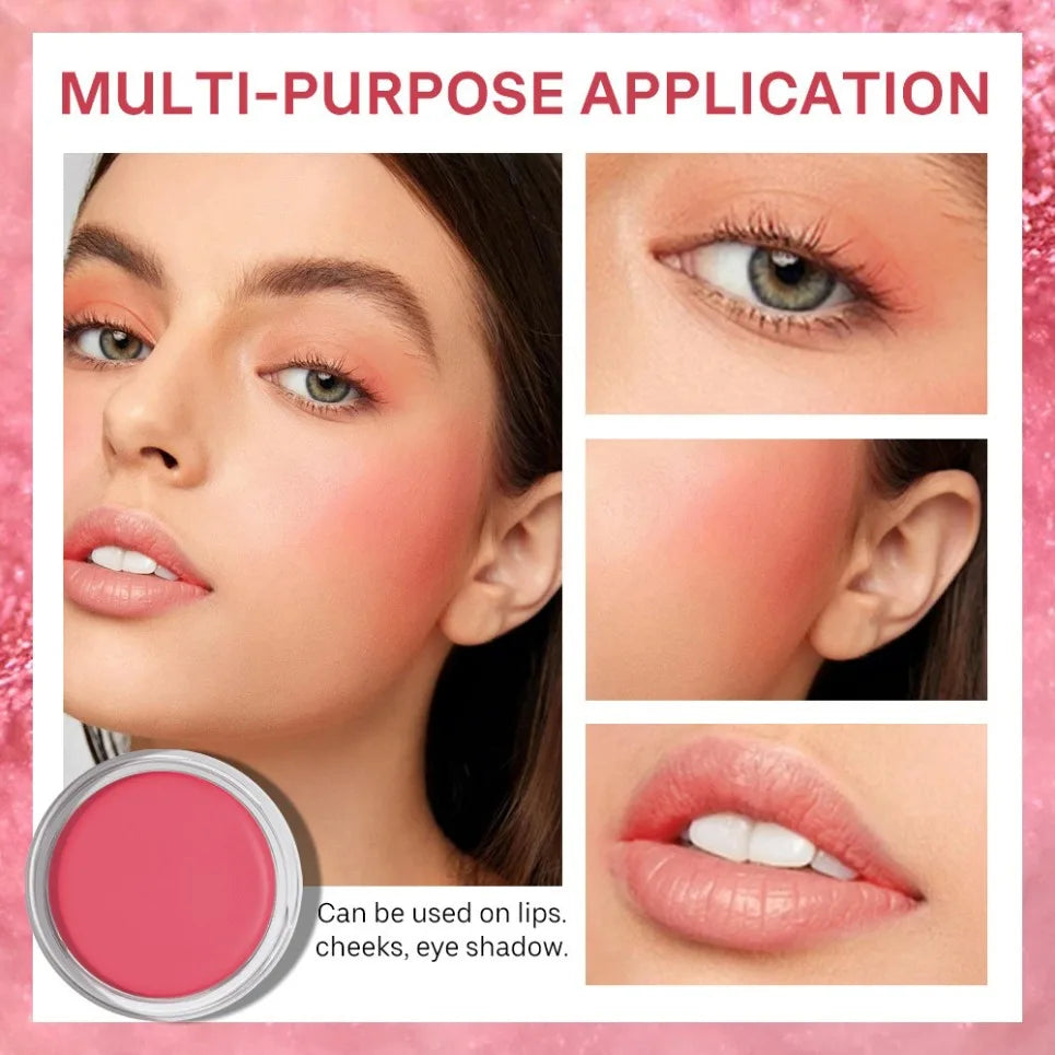 Dual-Use Matte & Shimmer Cream Blush | Vegan Private Label Cream Blush Axl