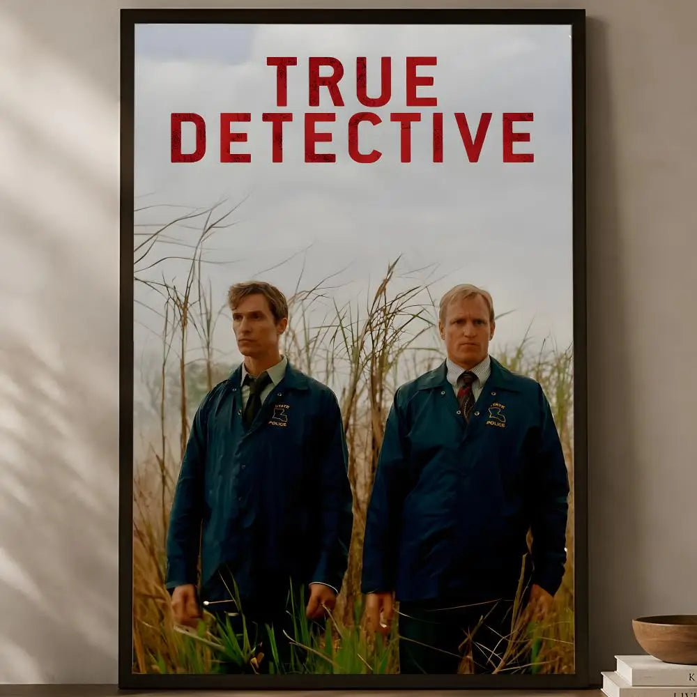 True Detective TV Series Wall Poster – Self-Stick & Waterproof Wall Art Poster Axl White07 40X50cmNoframe