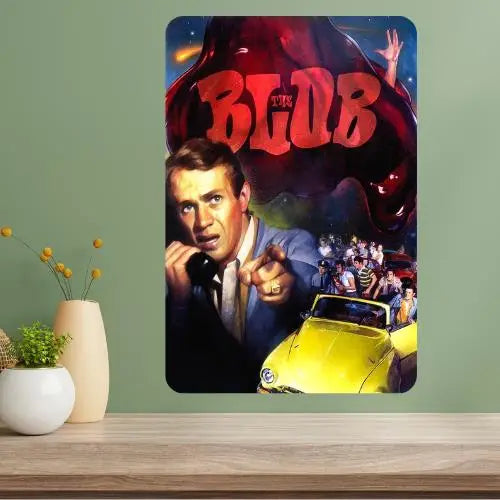 The Blob Classic Movie Metal Poster Sign | Vintage Wall Decor Metal Wall Sign Axl aluminum sign aluminum 20x30cm