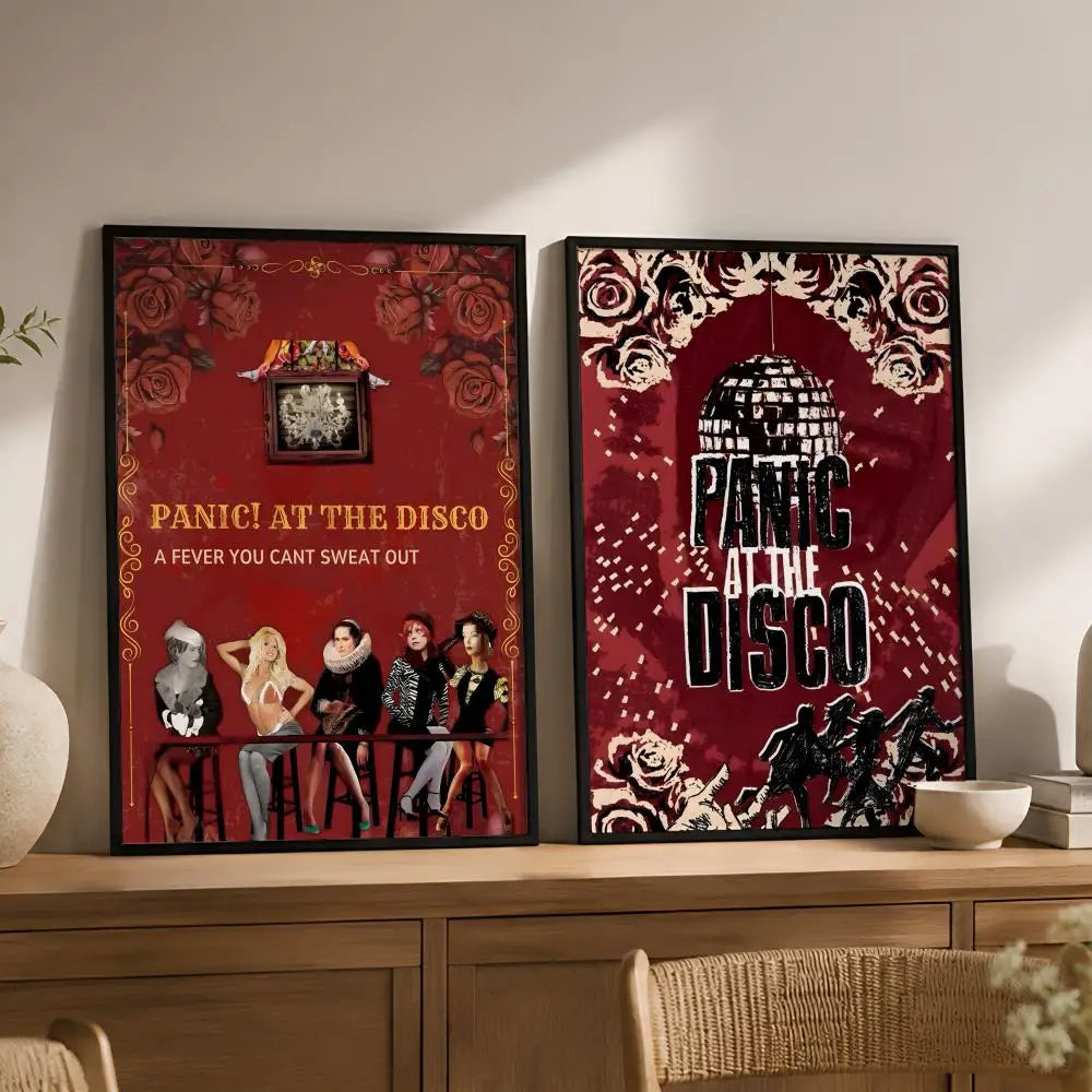 Panic! at the Disco Waterproof PVC Wall Poster – Peel & Stick Wall Poster Axl