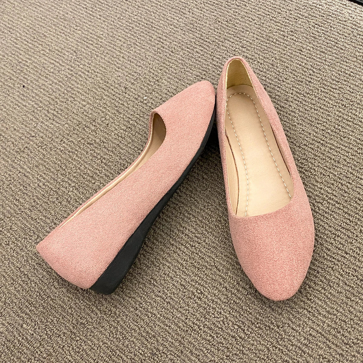 Women's Round Toe Flat Shoes – Non-Slip Office Flats Women's Flat Shoes Axl