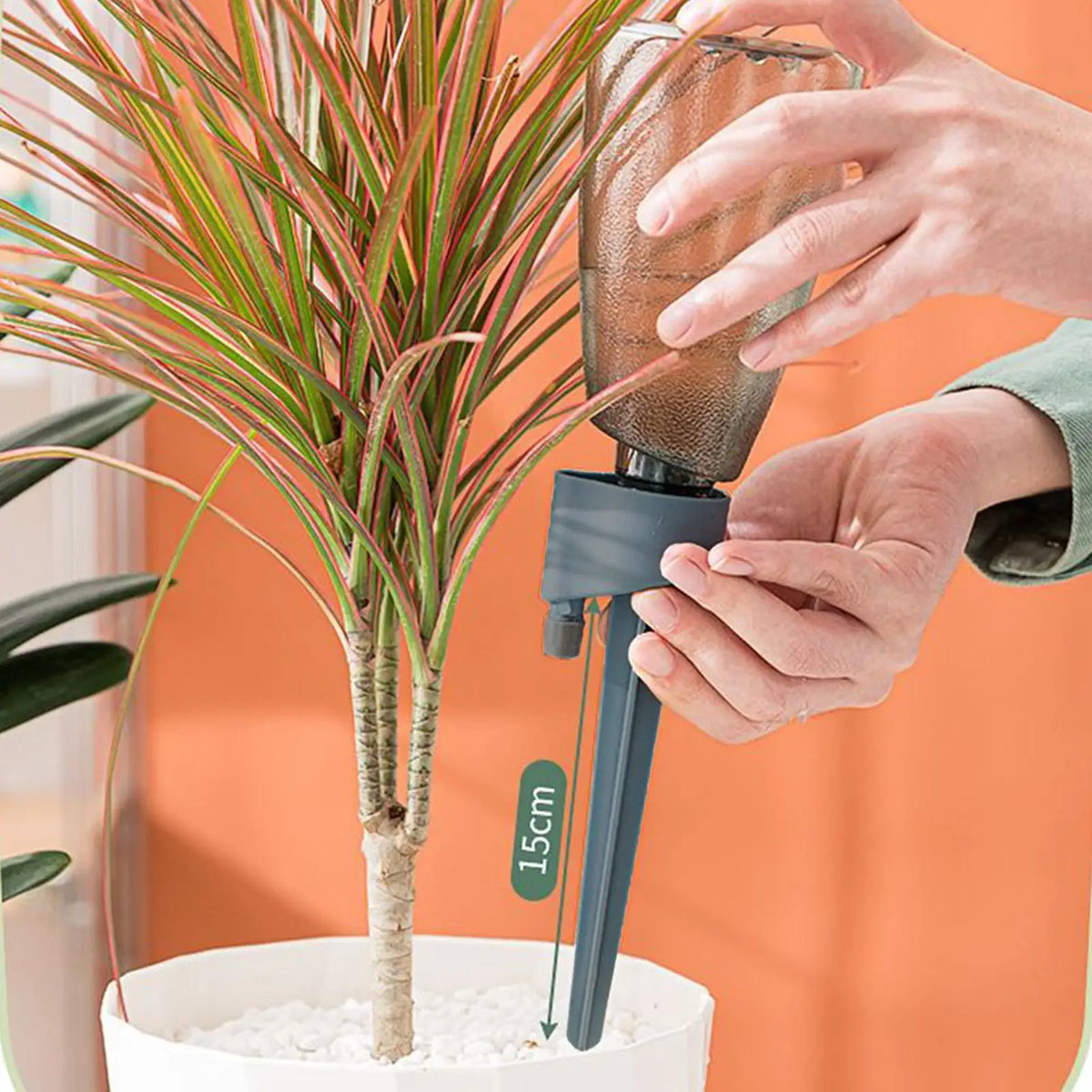 Automatic Plant Watering Spikes – 6 Pack Drip Irrigation Kit Drip Irrigation Kit Axl