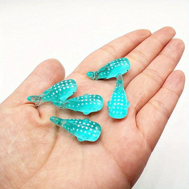 Mini Resin Ocean Figurines – Whale, Dolphin & Shark Statues Resin Figurine Set Axl