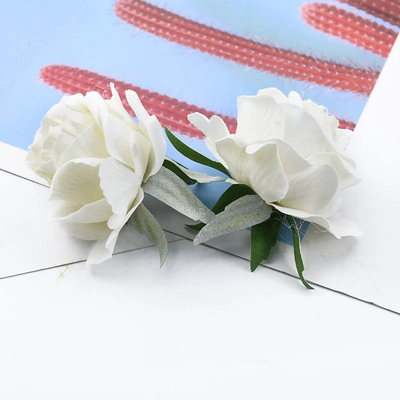 Velvet Silk Rose Heads 10/20 Pcs – Artificial Flowers for DIY Décor Artificial Silk Flowers Axl color 4 10 Pieces