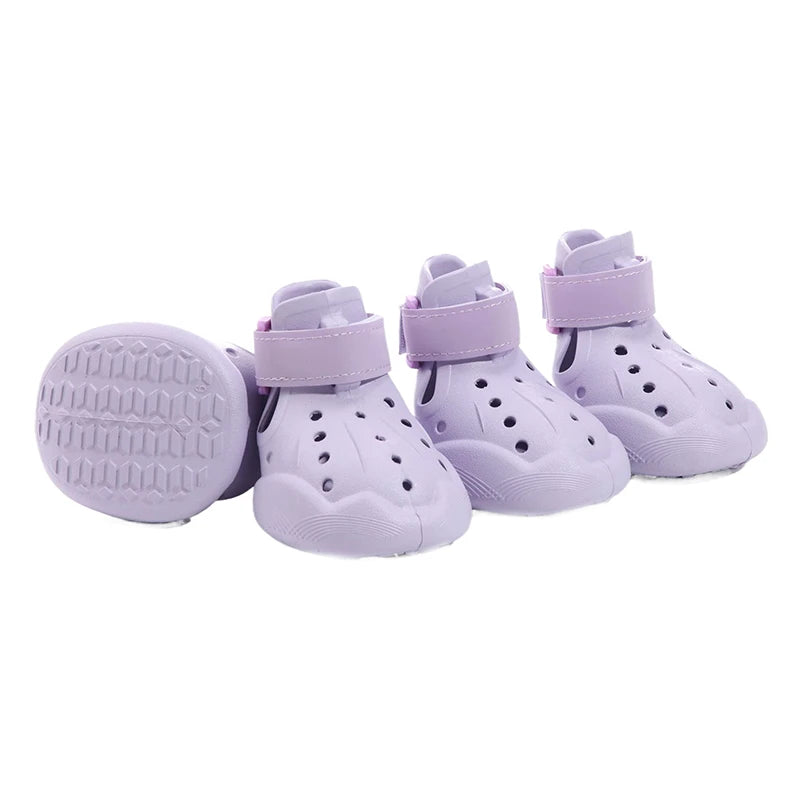 Dog Summer Sandals 4-Pack – Anti-Skid & Water-Resistant Dog Shoes Axl A 5