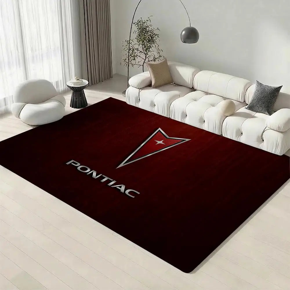 Pontiac Flannel Floor Mat – Non-Slip Soft Plush Indoor Rug Indoor Floor Mat Axl