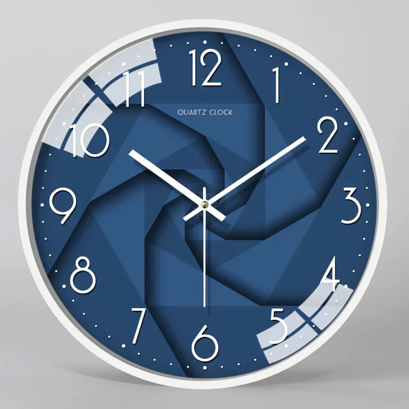 Modern Silent Metal Wall Clock – Living Room & Bedroom Decor Silent Wall Clock Axl Style 9 12 inch