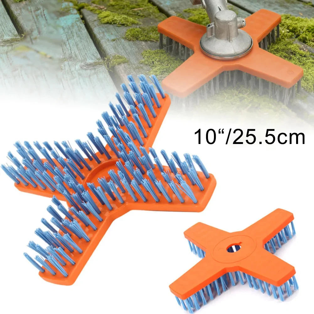 10-Inch Lawn Mower Cleaning Brush – 3 & 4 Tooth or Disc Lawn Cleaning Brush Axl