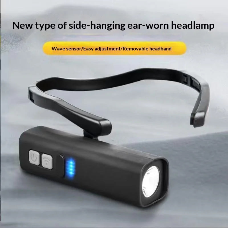 Ear-Hook LED Headlamp | Motion Sensor Hands-Free Light Ear-Hook Headlamp Axl C