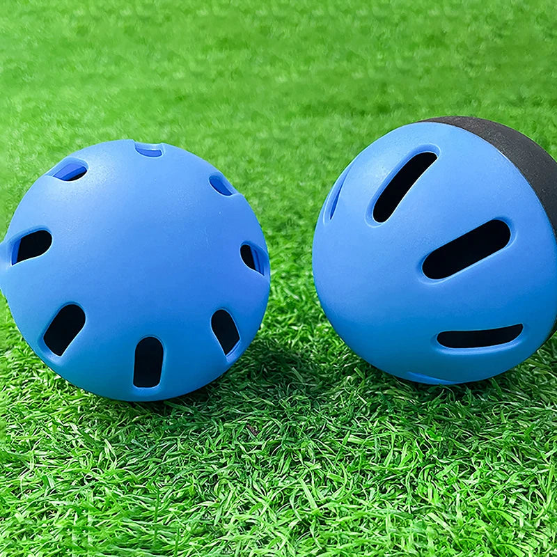 16-Hole Plastic Practice Baseballs – Lightweight Airflow Training Baseball Training Balls Axl
