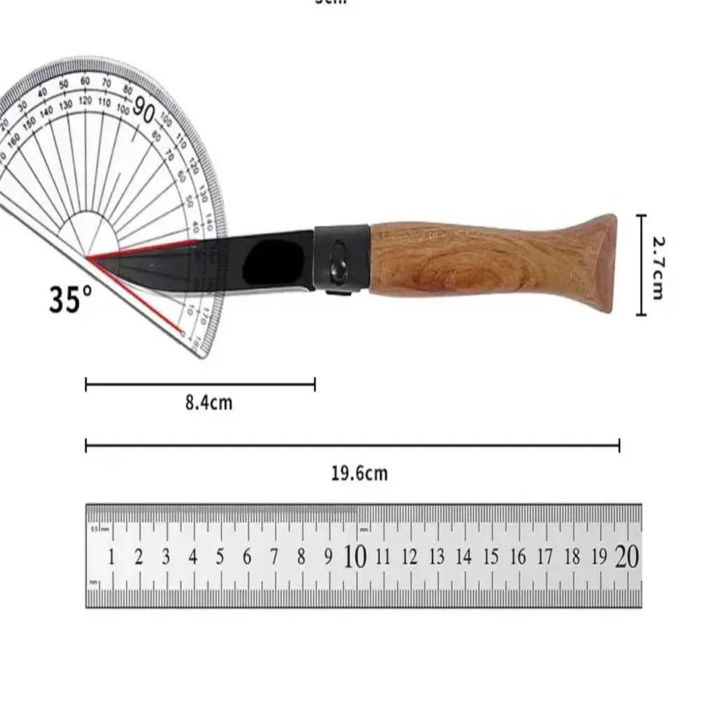 Folding Pocket Knife – 3CR13 Steel Blade & Wood Handle Folding Pocket Knife Axl