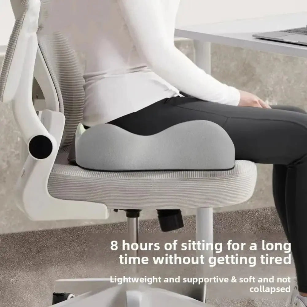 Memory Foam Coccyx Seat Cushion | Non-Slip Office & Car Chair Pad Memory Foam Cushion Axl