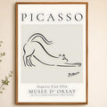 Pablo Picasso Art Poster – HD Self-Adhesive Wall Decor Print Wall Art Poster Axl White10 60X90cmNoframe