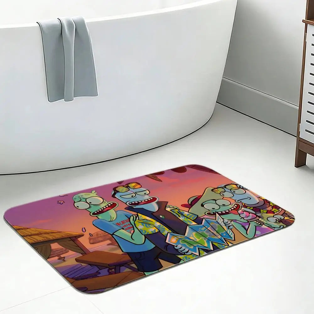 Diatomite Bath Mat – Quick Dry, Anti-Slip Anime Design Diatomite Bath Mat Axl