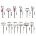 12-Piece Silicone Mixed Grinding & Polishing Head Set | DIY Rotary Tool Accessory Axl No plug Onesize