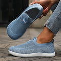 ZULIWAGN Wide Toe Barefoot Sneakers | Breathable Walking Shoes Walking Sneakers Axl SKY BLUE 43