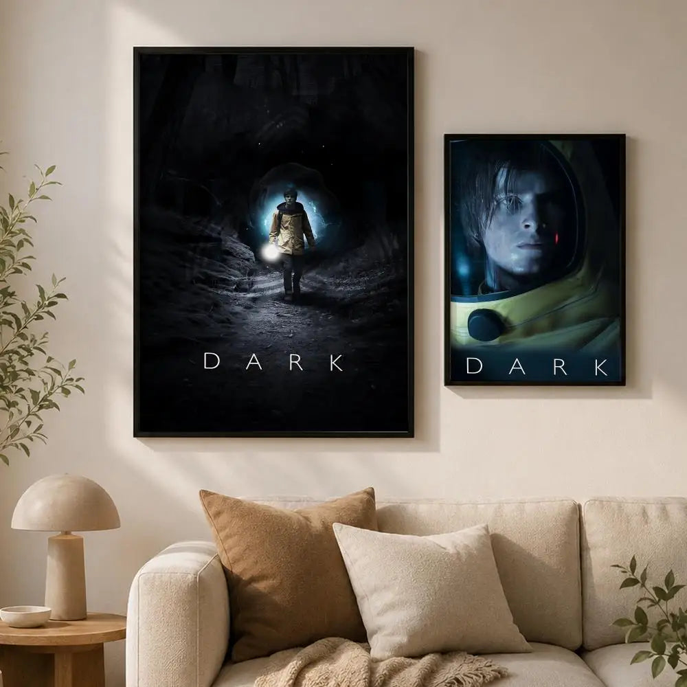 TV Dark Self-Adhesive Wall Poster – HD Waterproof Décor Art Decorative Wall Poster Axl