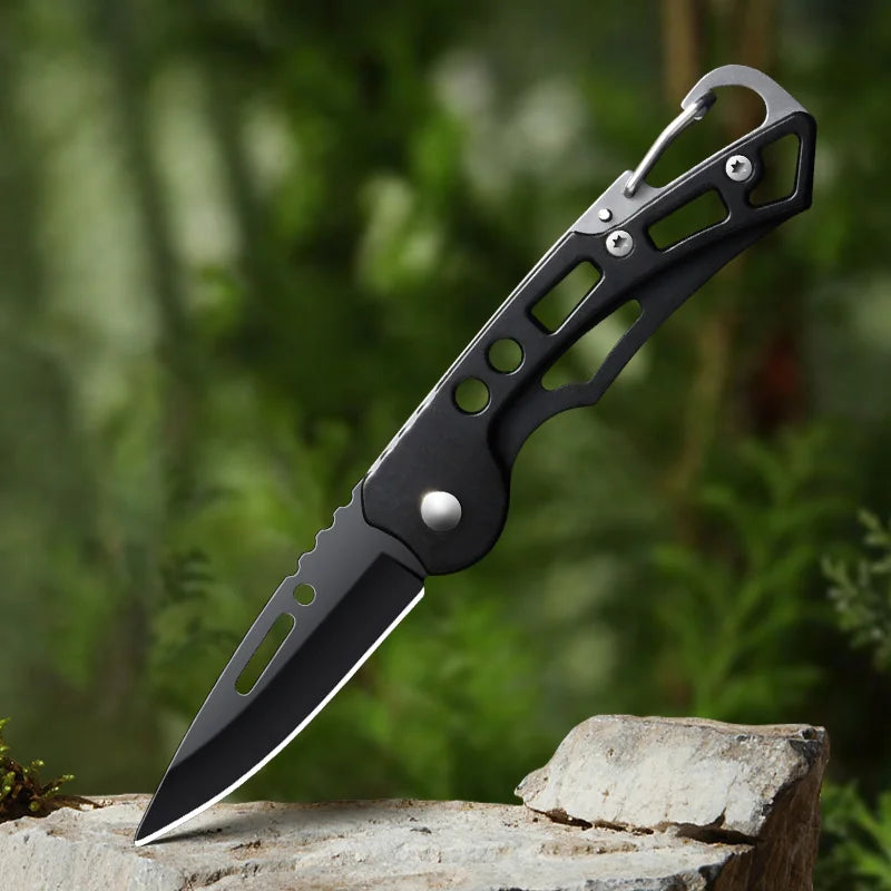 PLYS All-Steel EDC Folding Pocket Knife – Carbon Steel Blade Folding Pocket Knife Axl B