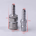 2Pcs Euro Quick Coupler SH20 PH20 Pneumatic Fitting 8mm Tube Pneumatic Quick Coupler Axl one size