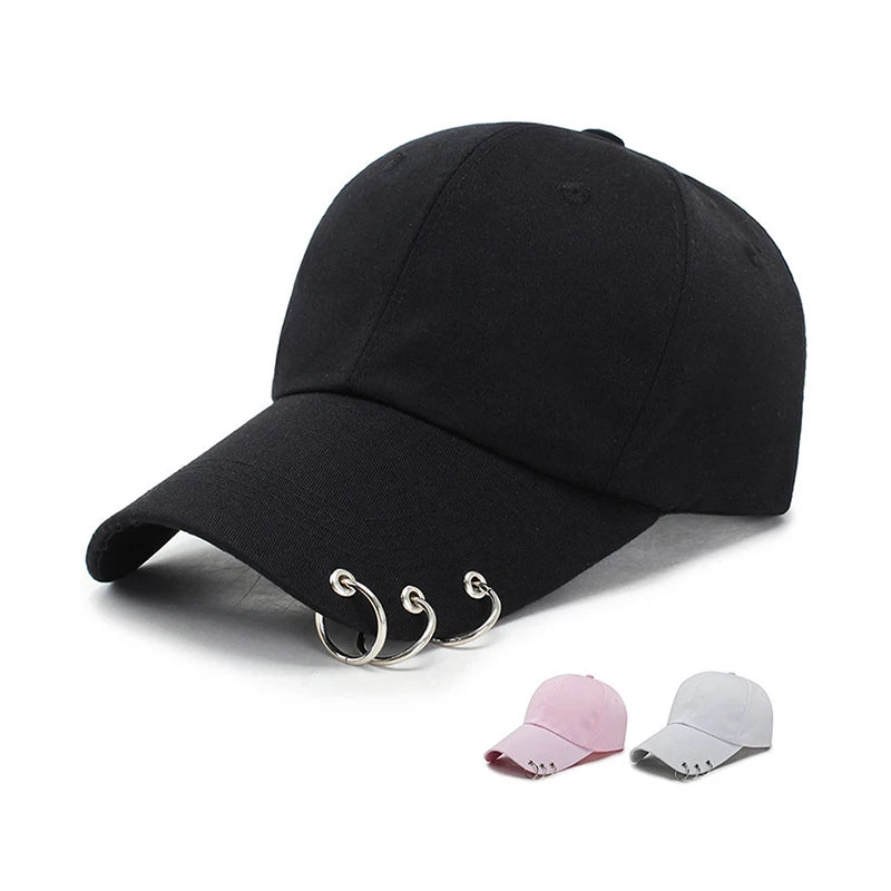 Hip Hop Unisex Snapback Cap – Ring Circle Adjustable Dad Hat Snapback Baseball Cap Axl