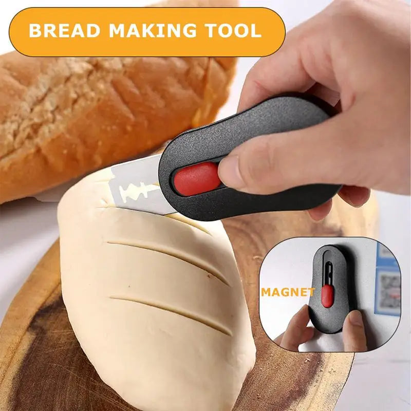 Stainless Steel Flexible Magnetic Dough & Bread Cutter Pastry Dough Cutter Axl