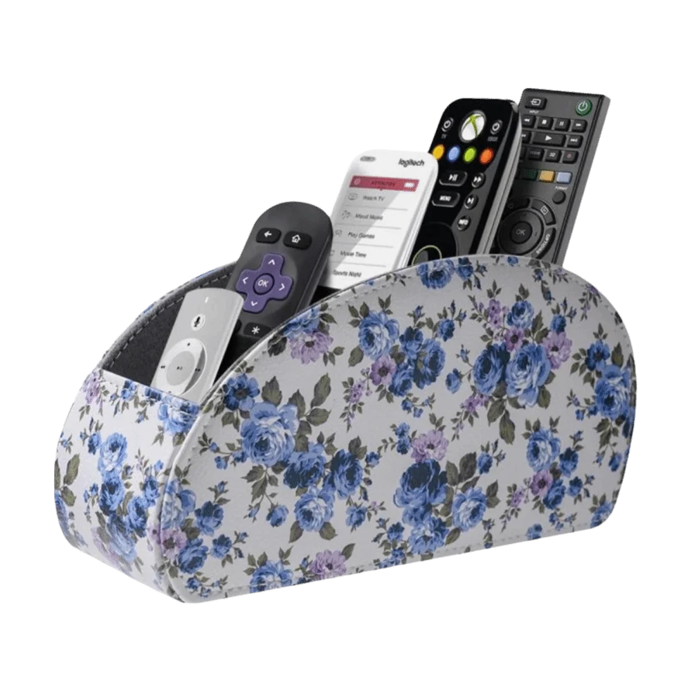 PU Leather Remote Control Holder & Desk Organizer Box Desk Organizer Box Axl Style-H