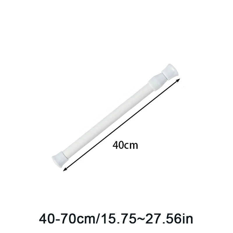 No-Drill Spring Tension Curtain Rod 30–90cm | Shower & Home Tension Curtain Rod Axl M