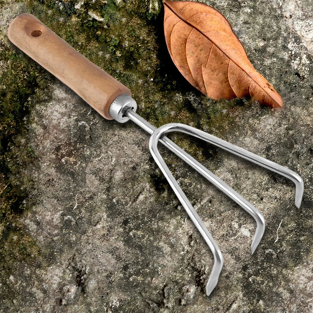 Garden Shovel Set – Bonsai Planting & Weeding Digging Tools Garden Shovel Set Axl Three-toothrake