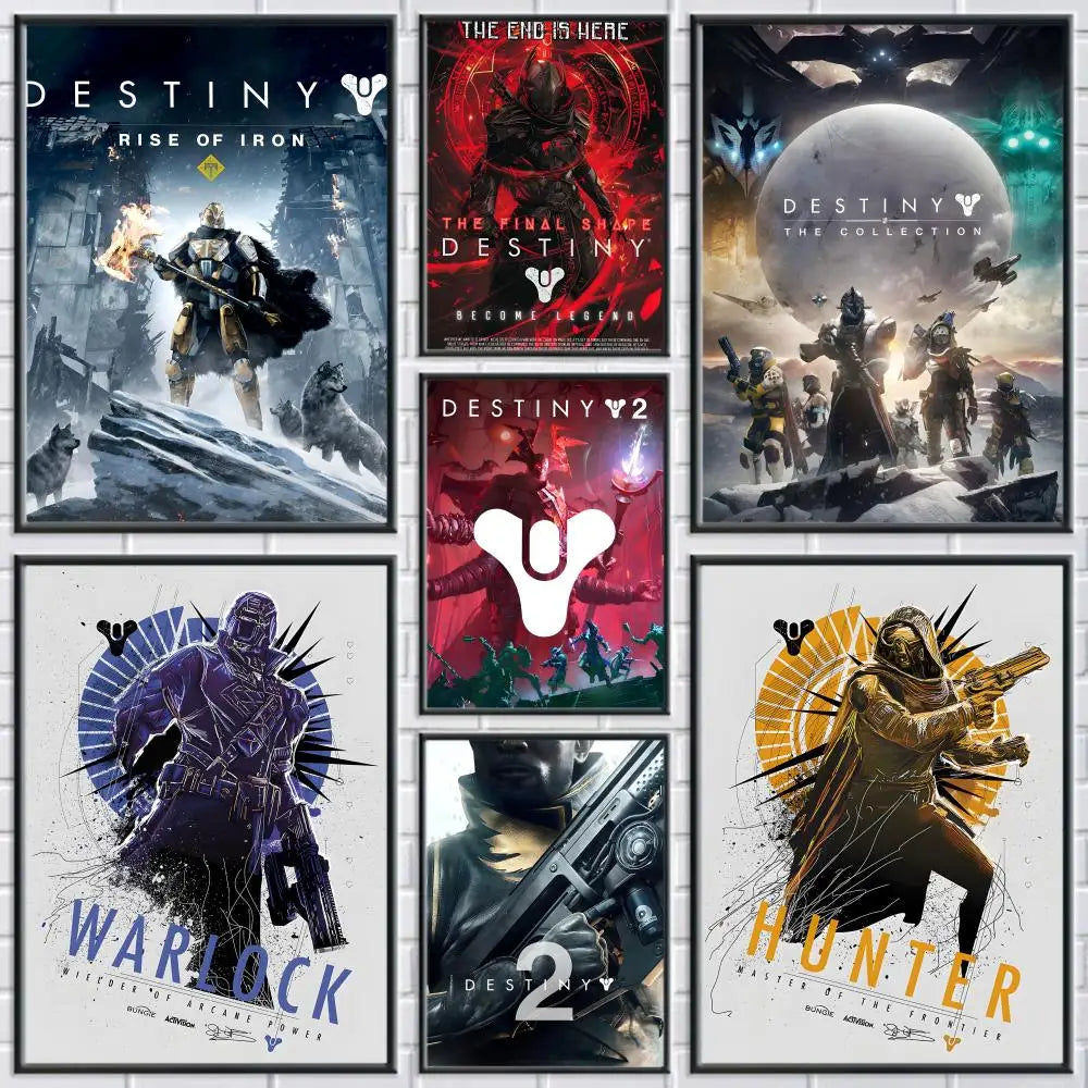 Destiny 2 Canvas Wall Art Poster – UV-Resistant Unframed Print Canvas Wall Art Axl