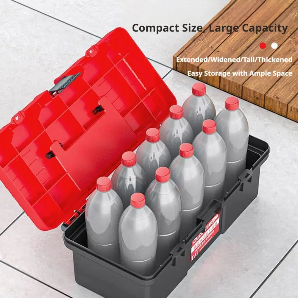 13-Inch Hard Carry Toolbox – Heavy Duty DIY Tool Storage Case Tool Storage Box Axl
