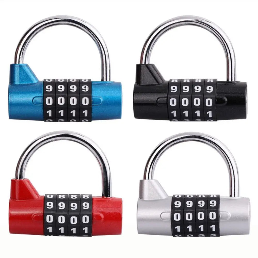4-Digit Combination Padlock – Weatherproof Heavy Duty Security Combination Padlock Axl