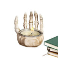 Resin Skull Candle Holder – Halloween Décor Ornament Gift Skull Candle Holder Axl A