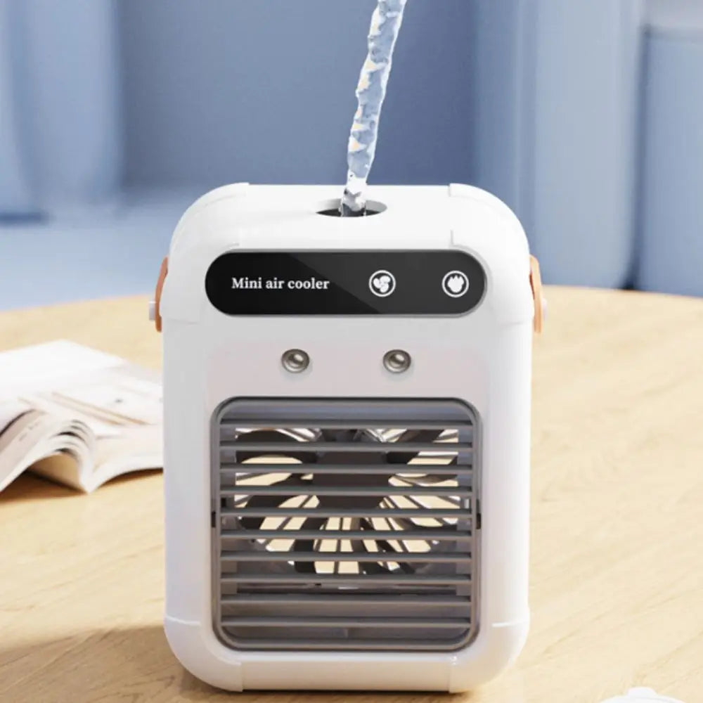 Bladeless Desktop Spray Fan – USB Mist Humidifier Cooler Desktop Mist Fan Axl