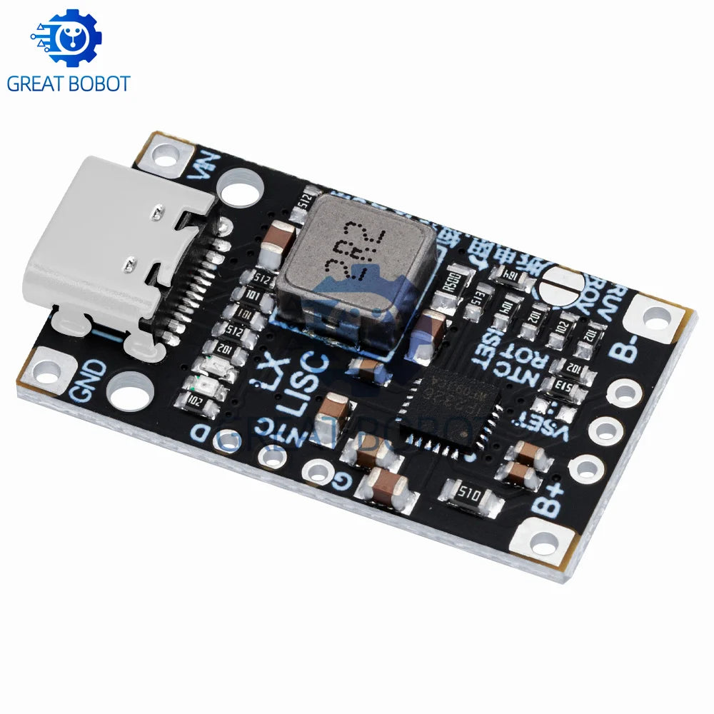 Type-C USB 2-3S BMS Lithium Battery Charging Module 15W Fast Charge Battery Charging Module Axl