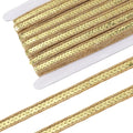 Gold Sequin Ribbon 1/2 Inch – 10.94 Yd Glitter Trim Roll Sequin Craft Ribbon Axl AECH04-17791