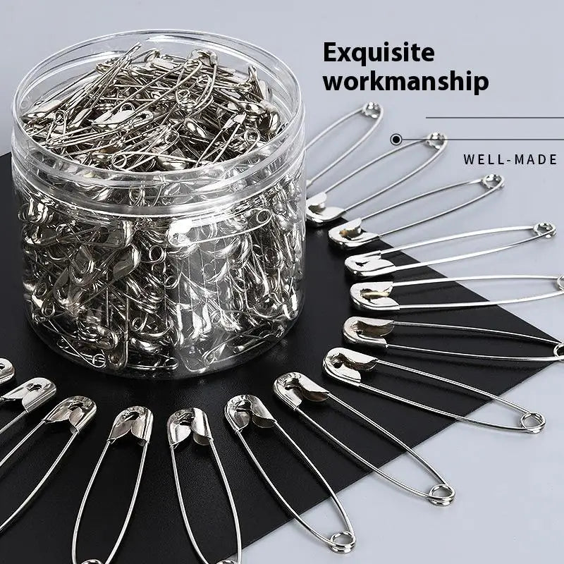 Vintage Safety Pins & Paper Clips Assortment 10–300 PCS Safety Pins Assortment Axl