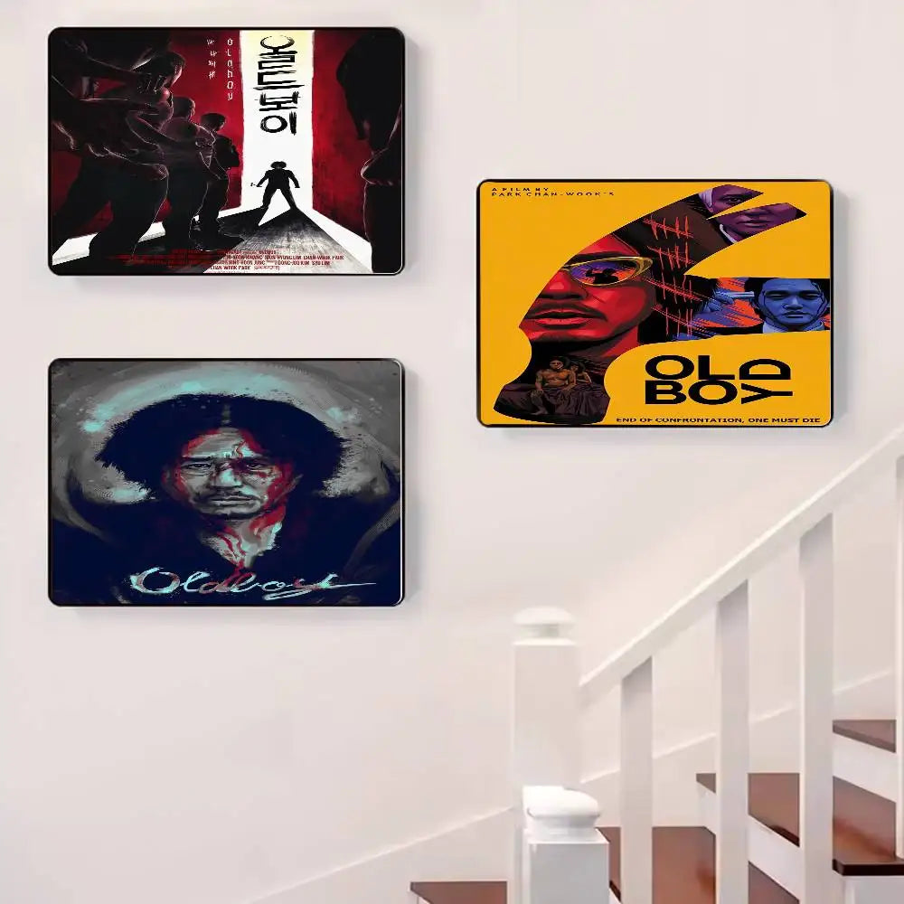 Old Boy Classic Movie HD Poster – Self-Adhesive Waterproof Wall Art Movie Wall Poster Axl