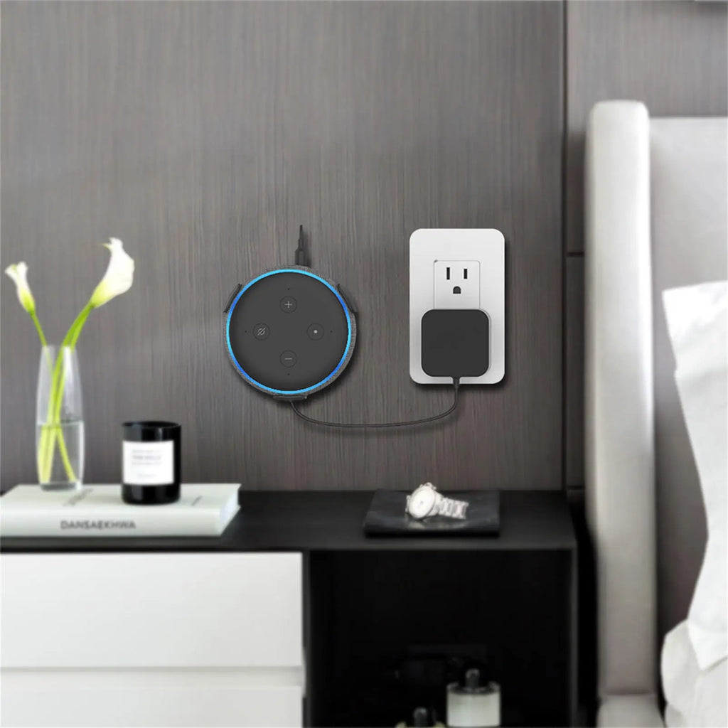Echo Dot 3rd Gen Wall Mount Holder with Cable Management Speaker Wall Mount Axl