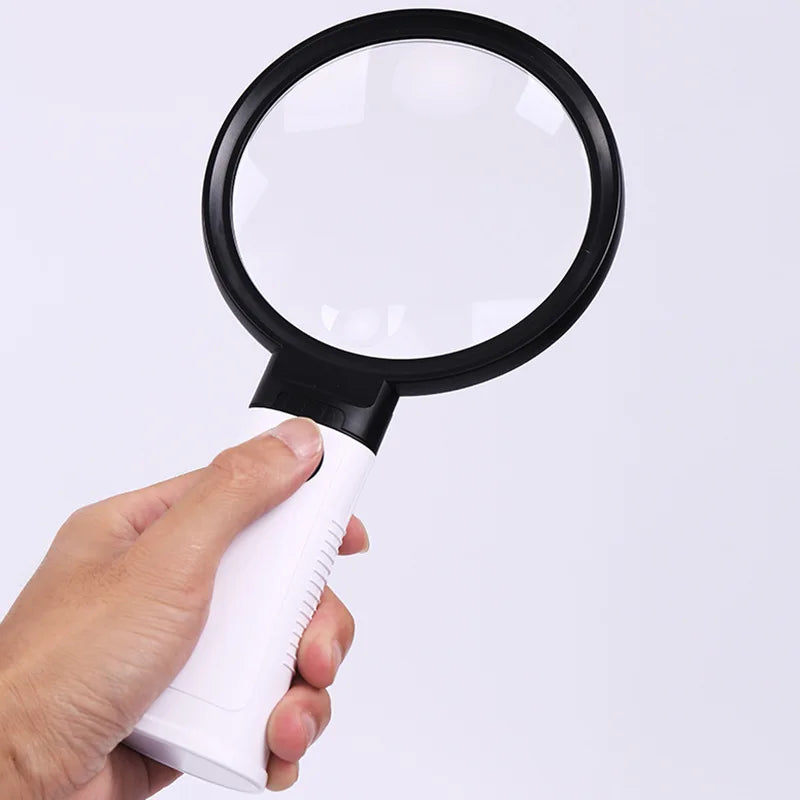 LED Magnifying Mirror 10X 30X with Heating, Cooling & 12 LEDs Lighted Magnifying Mirror Axl 1