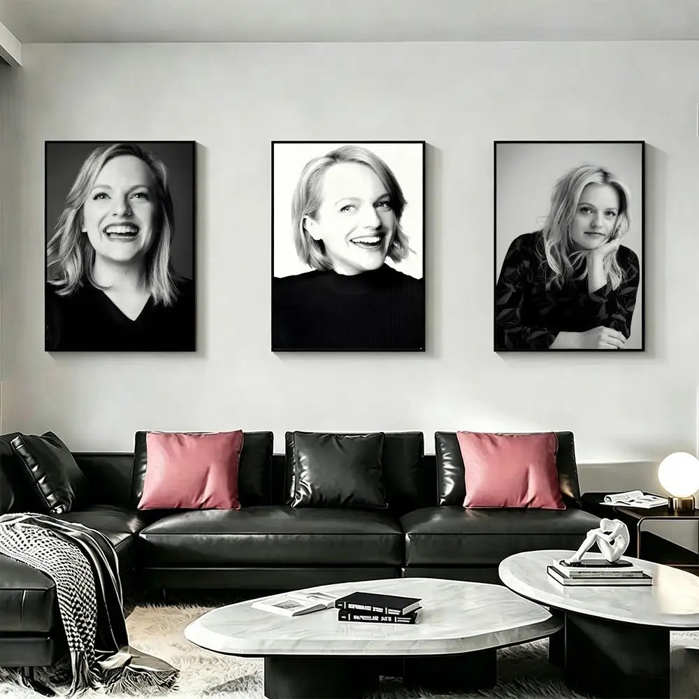 Elisabeth Moss HD Art Poster – Waterproof Sticky Wall Decor Wall Art Poster Axl