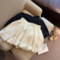 High Waist Cloud Bubble Puffy Mini Skirt – Elegant A-Line Puffy Mini Skirt Axl XL White