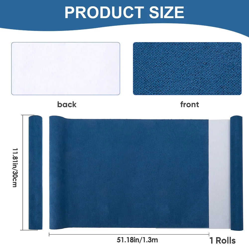 Suede Book Cloth Sailor Blue – Bookbinding Fabric Sheet A4–A8 Bookbinding Fabric Axl