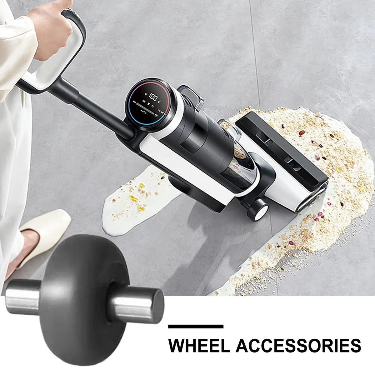 Silent Vacuum Cleaner Glide Wheel Replacement Accessory Vacuum Cleaner Accessory Axl