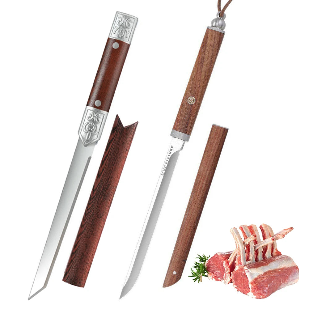 M390 Carbon Steel Boning Knife Set with Wood Handle | 1-3 Pc Boning Knife Set Axl